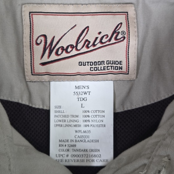 Vintage Woolrich Mens Quilted Bird Fowl Hunting Shirt Shooting Large Duck Vtg - Picture 3 of 15